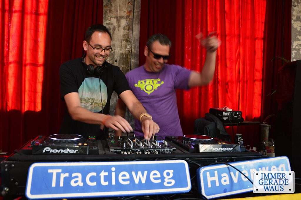 DJ Wesdex bij DAF Festival in Roest, Amsterdam.
